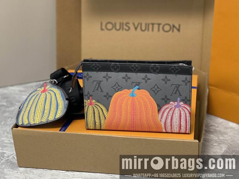 LV Bags YK Gaston M81972 22x14.5x4.5cm gf