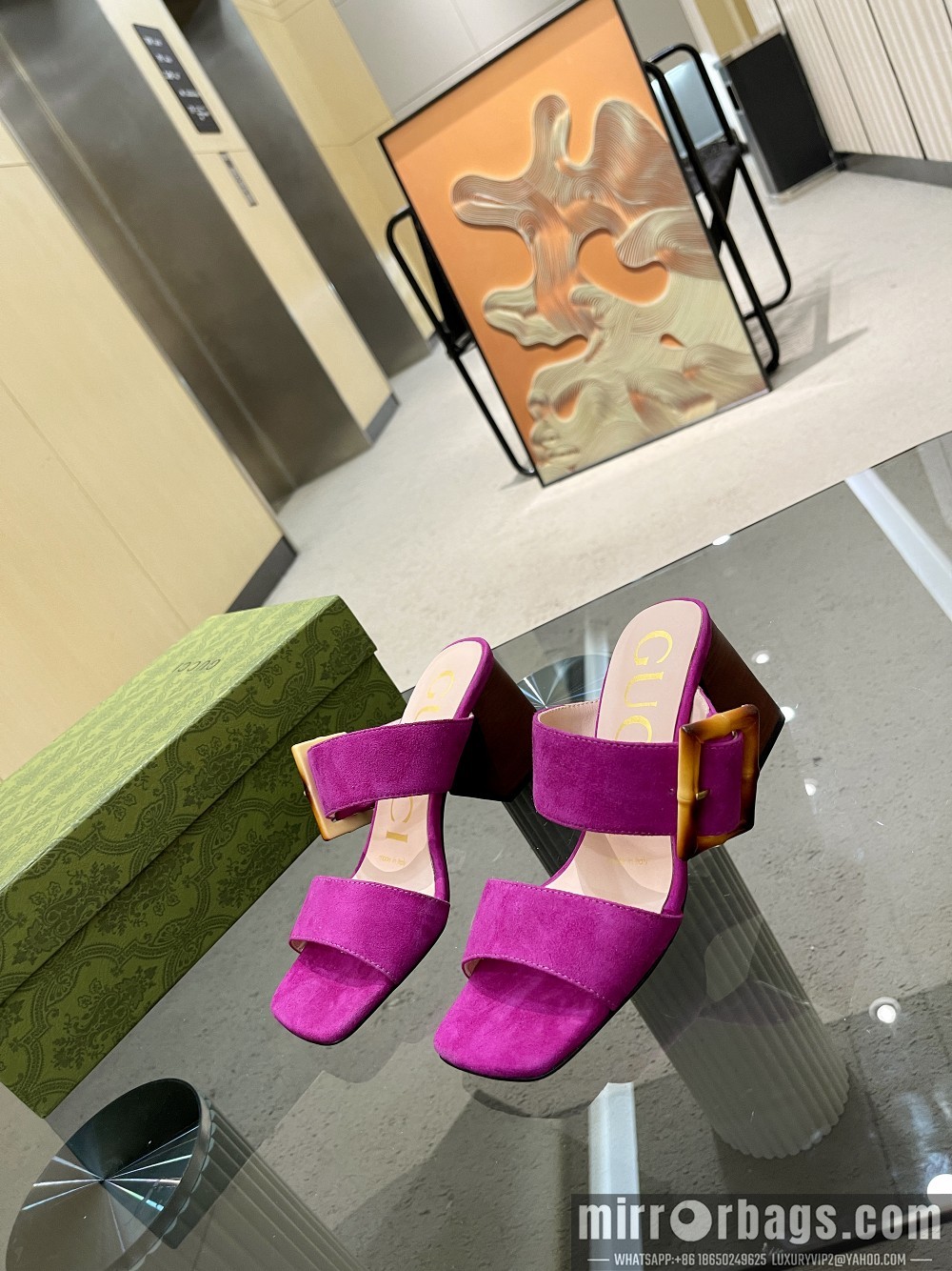 Gucci Shoes sz35-41 7cm h0801