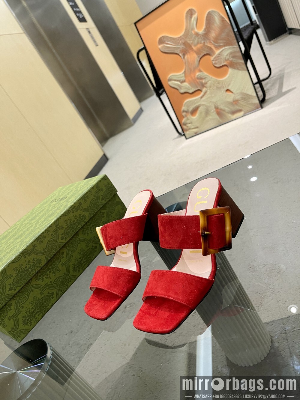 Gucci Shoes sz35-41 7cm h0801