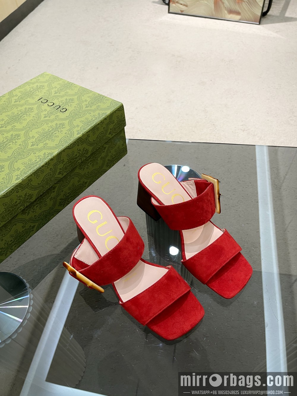 Gucci Shoes sz35-41 7cm h0801