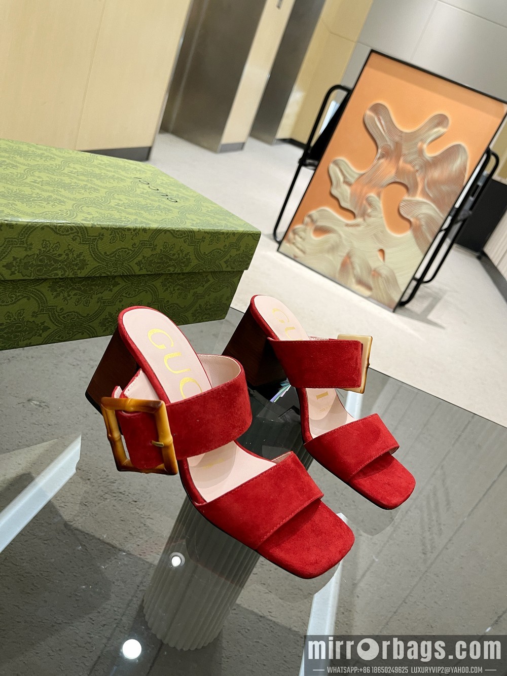 Gucci Shoes sz35-41 7cm h0801