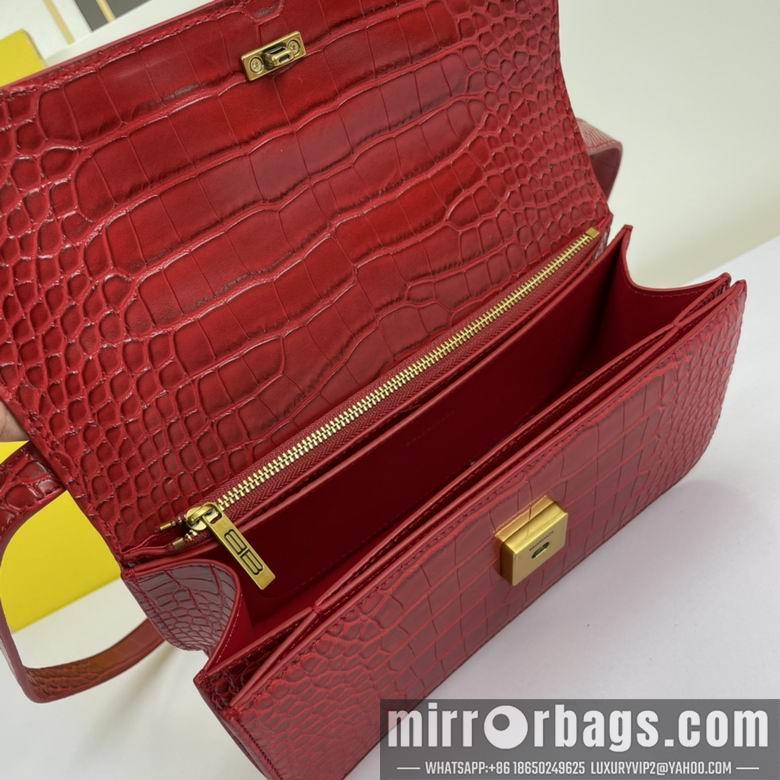 Balenciaga Bags WW69321红 25X12X8