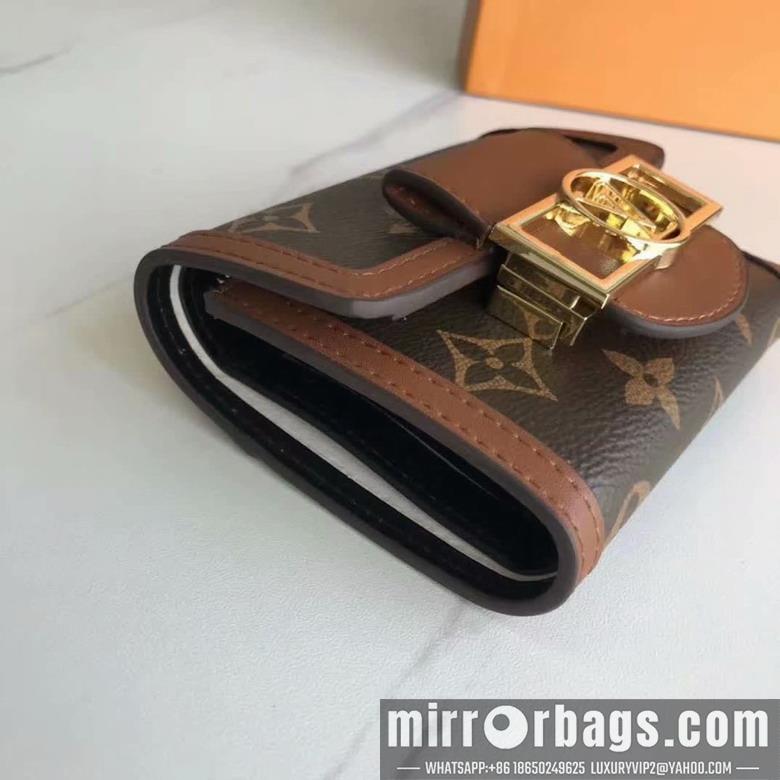 1:1 Louis Vuitton Bags Dauphine M68725 12x9.5x3.5cm ss1