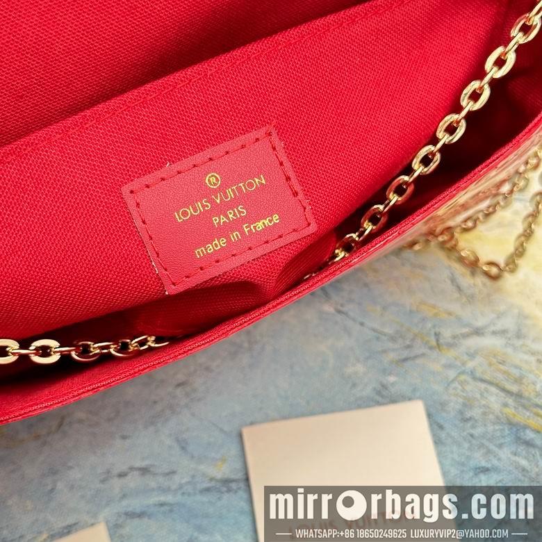 1:1 Louis Vuitton Bags 61276 21X11X2cm YG 4colour