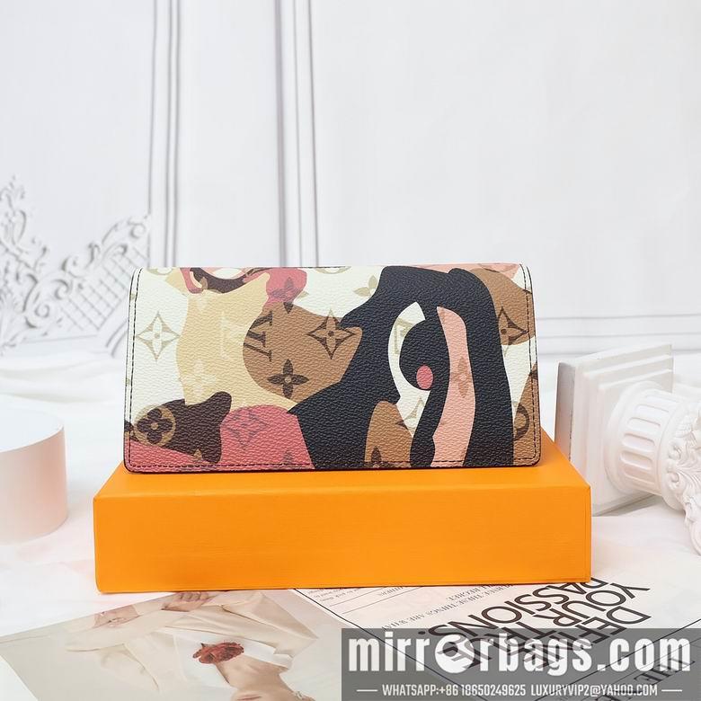 1:1 Louis Vuitton Bags 82592 19X10X1.5cm YG 2colour