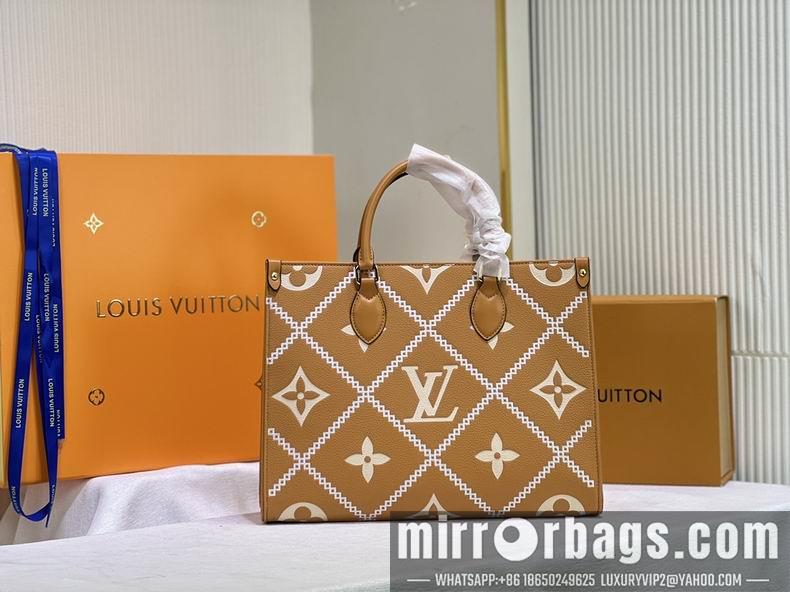 1:1 Louis Vuitton Bags onthego M44925 34x26x13 cm cs
