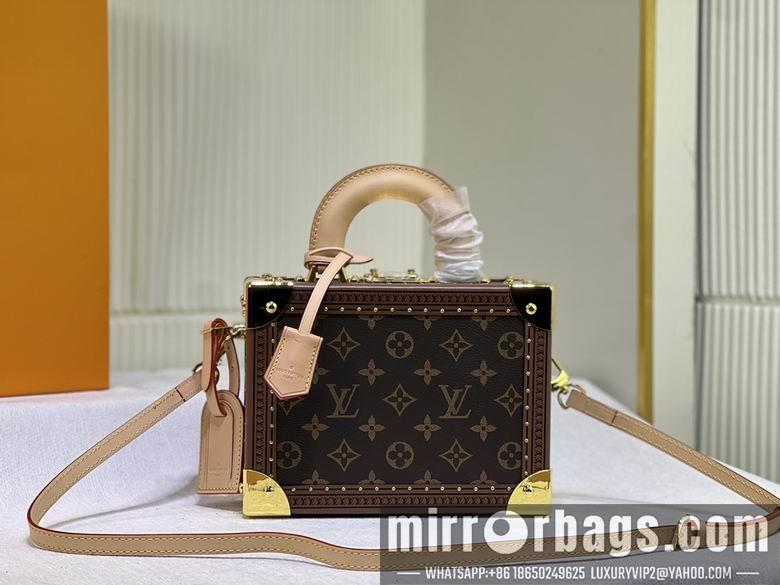 1:1 Louis Vuitton Bags Valisette Tresor M45675 22.5x16x11cm ss