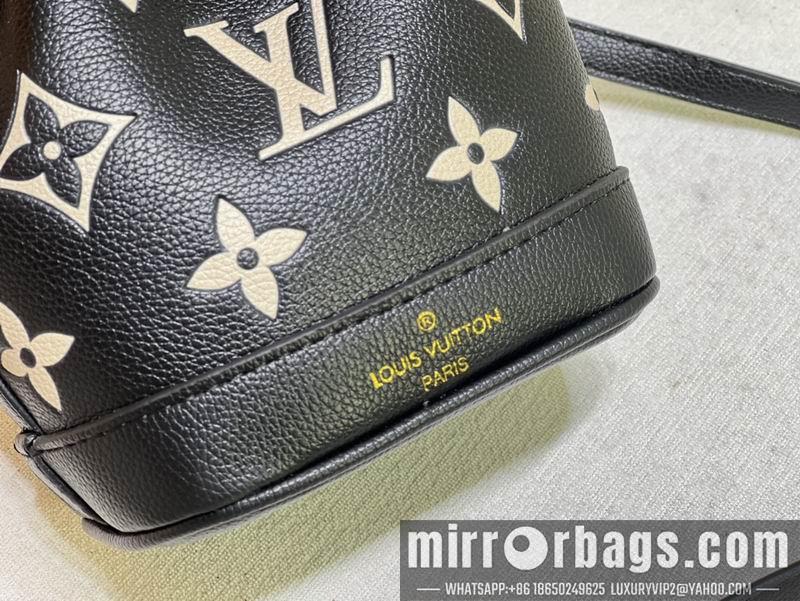 1:1 Louis Vuitton Bags Nano Noe M81266灰 黑13x16x10cm ss