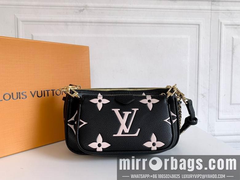 1:1 Louis Vuitton Bags M80447 M45777 23.5X13X4.5cm 18.5X11X4.5cm XMY 4colour