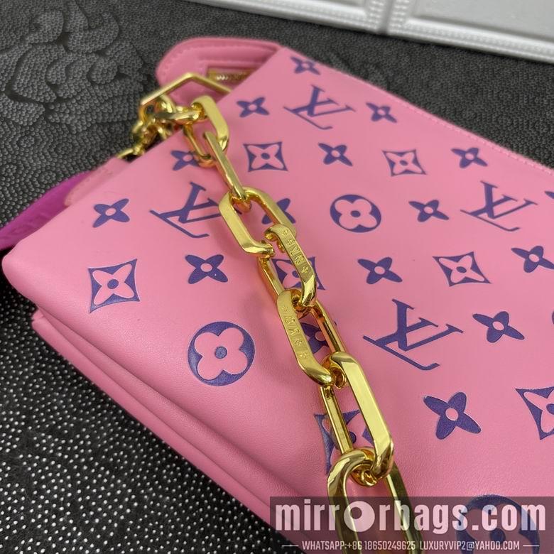 1:1 Louis Vuitton Bags Coussin 57790玫红 26X20X12 ss