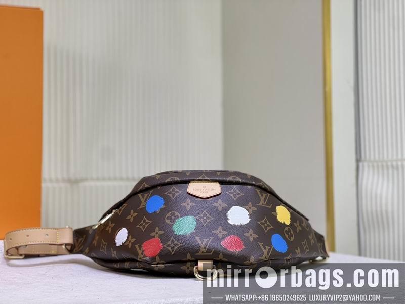 1:1 Louis Vuitton Bags Bumbag M43644老花彩37x14x13cm ss