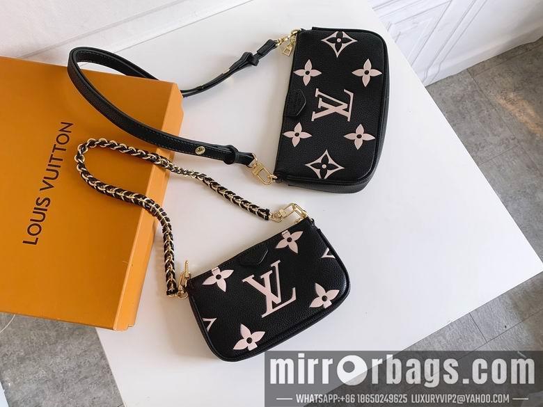 1:1 Louis Vuitton Bags M80447 M45777 23.5X13X4.5cm 18.5X11X4.5cm XMY 4colour