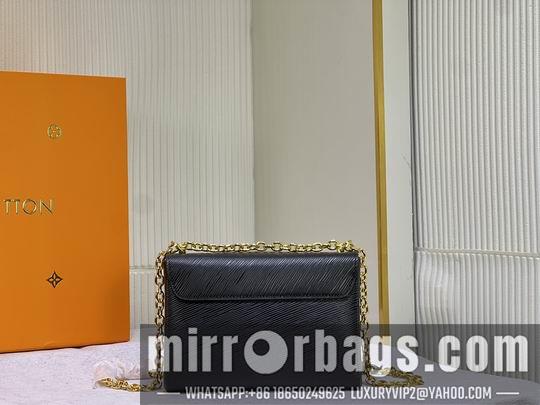 1:1 Louis Vuitton Bags Twist Denim 50273 50272 23x17x10cm cs