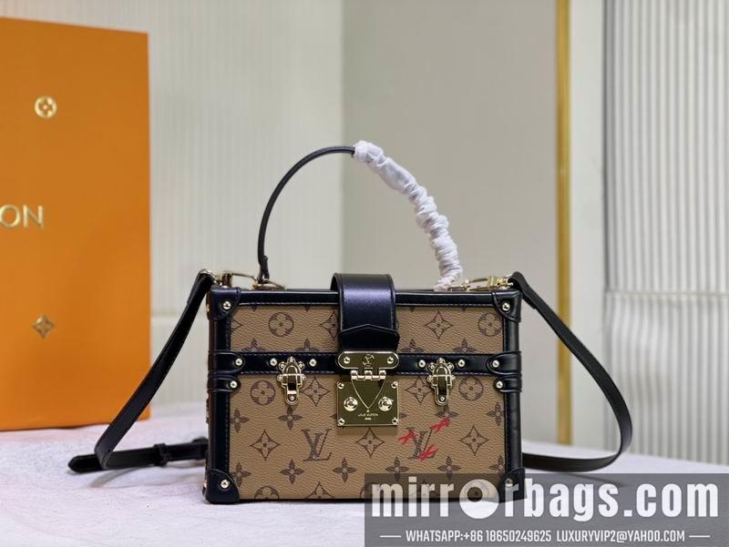 1:1 Louis Vuitton Bags Petite Malle M46309 24x16x13cm ss