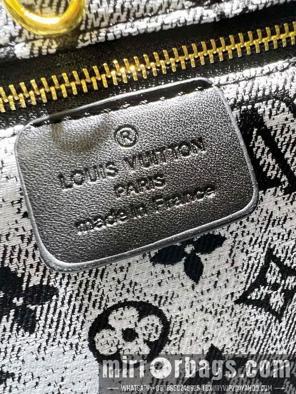 1:1 Louis Vuitton Bags Onthego M59608牛仔黑 35x28x15cm ss