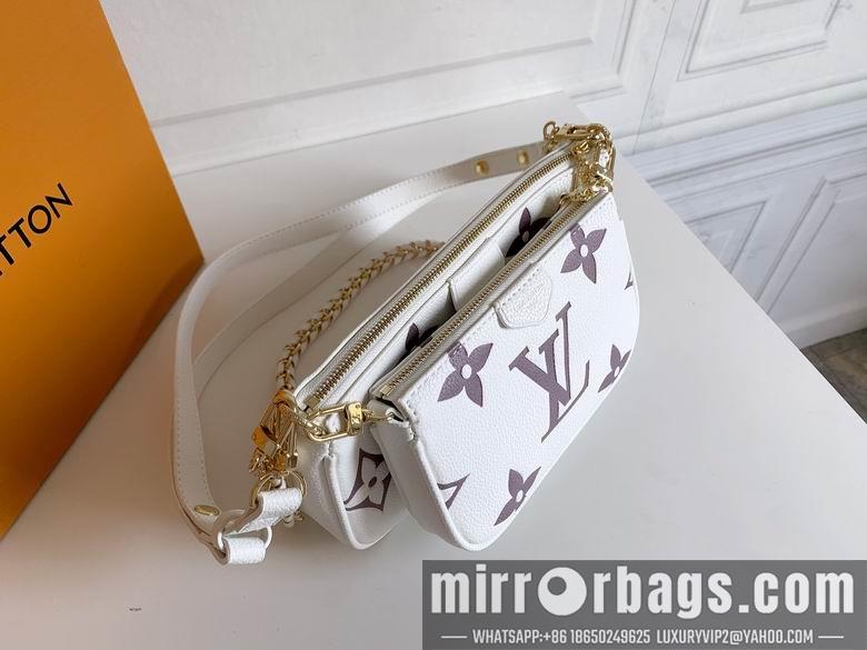 1:1 Louis Vuitton Bags M80447 M45777 23.5X13X4.5cm 18.5X11X4.5cm XMY 4colour