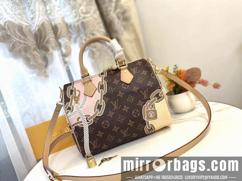 1:1 Louis Vuitton Bags Speedy M40473 25x19x15cm zy