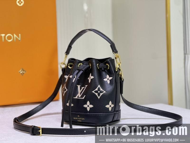 1:1 Louis Vuitton Bags Nano Noe M81266灰 黑13x16x10cm ss