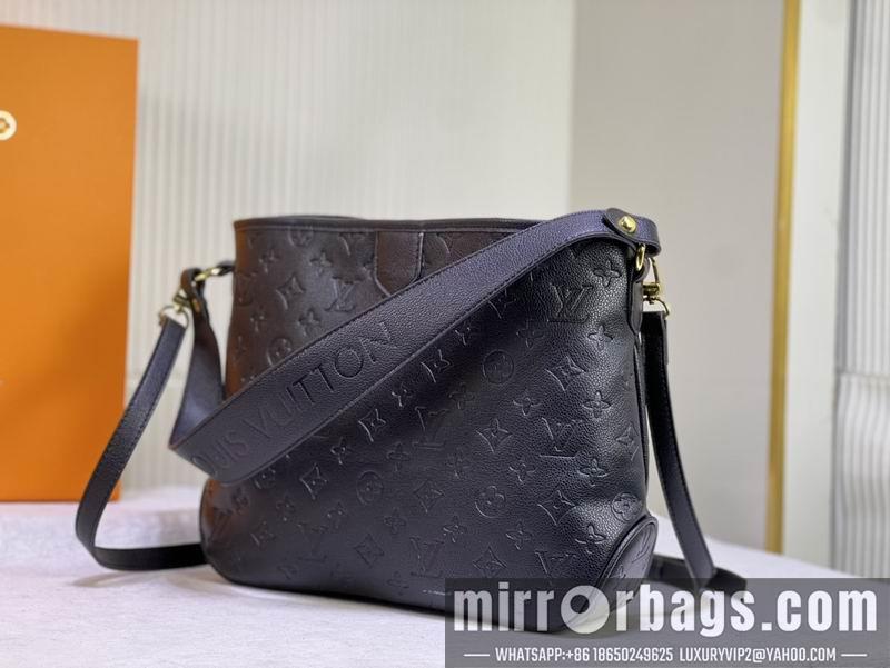 1:1 Louis Vuitton Bags M44945黑色压花 35x26cm ss