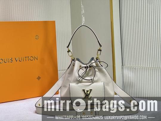 1:1 Louis Vuitton Bags Lockme M57687黑57688灰57689橙 23x23x16cm cs