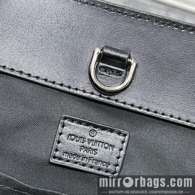 1:1 Louis Vuitton Bags Sac Plat M46451黑花 老花44x33x18cm ss