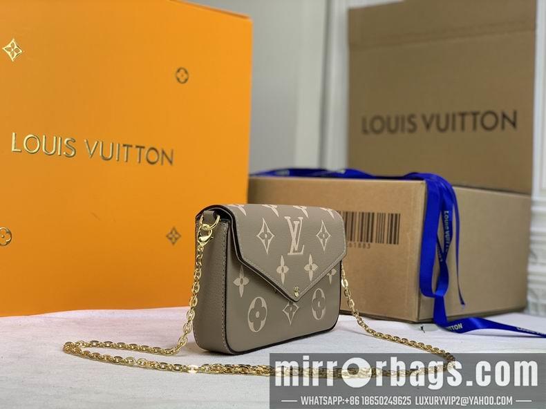 1:1 Louis Vuitton Bags Pochette Metis 61276 21x12x3 cm cs
