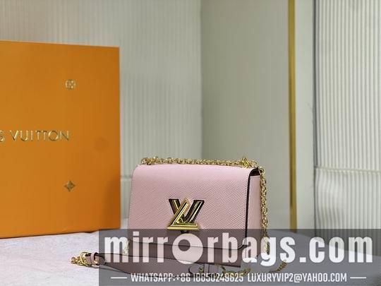 1:1 Louis Vuitton Bags Twist Denim 50273 50272 23x17x10cm cs