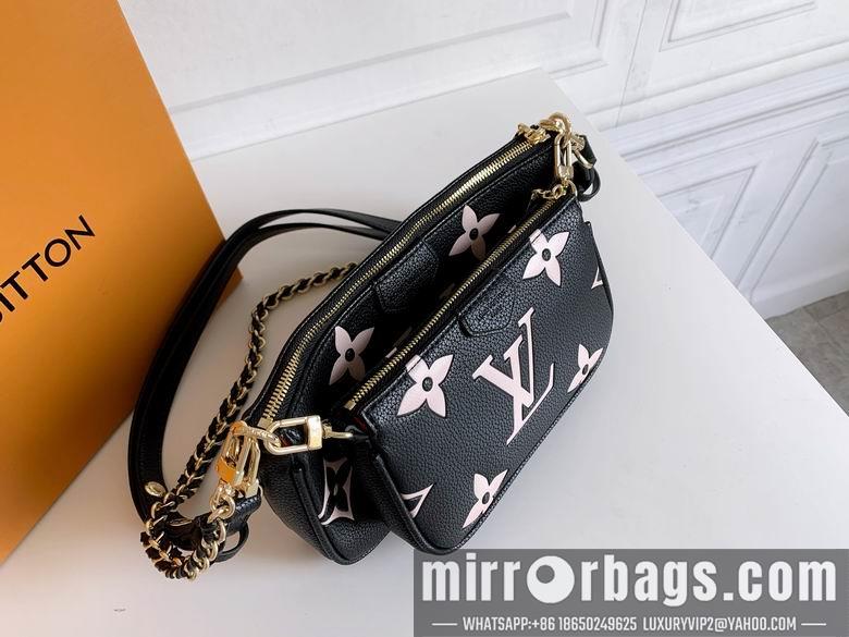 1:1 Louis Vuitton Bags M80447 M45777 23.5X13X4.5cm 18.5X11X4.5cm XMY 4colour