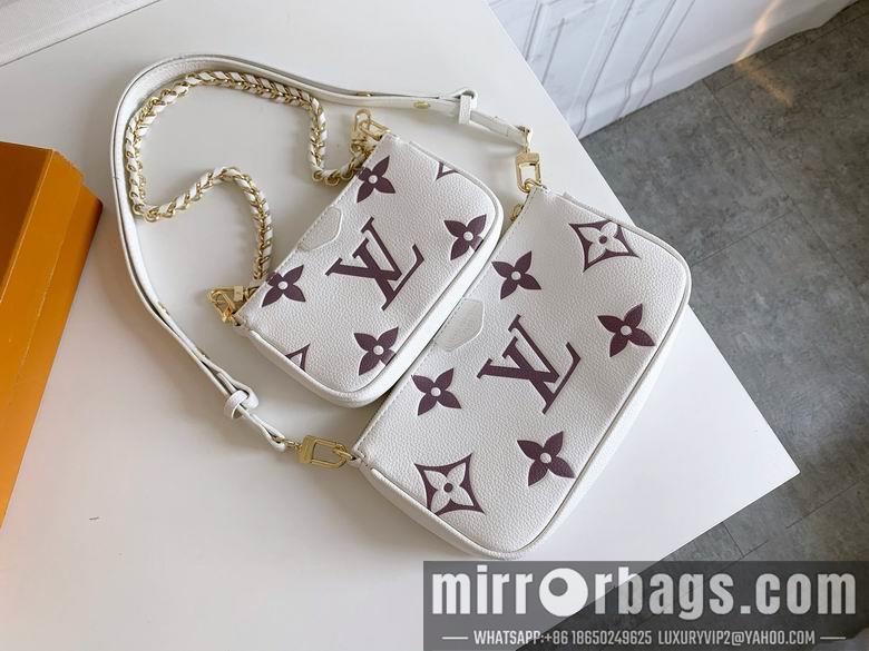 1:1 Louis Vuitton Bags M80447 M45777 23.5X13X4.5cm 18.5X11X4.5cm XMY 4colour