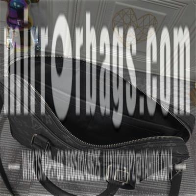 1:1 Louis Vuitton Bags Voyage M46457黑花 老花 黑格 压格 十字纹36.5x27.5x6cm ss
