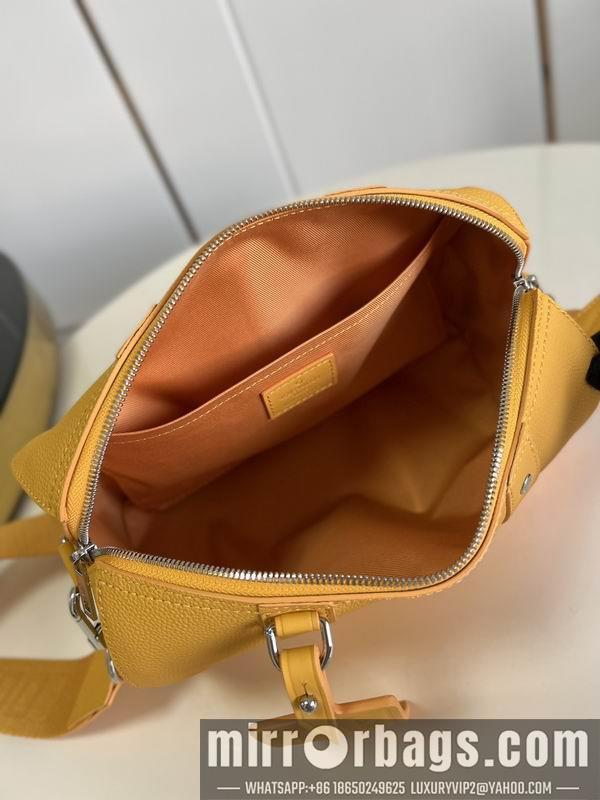 1:1 Louis Vuitton Bags City Keepall M21438姜黄 蓝27x17x13cm CN