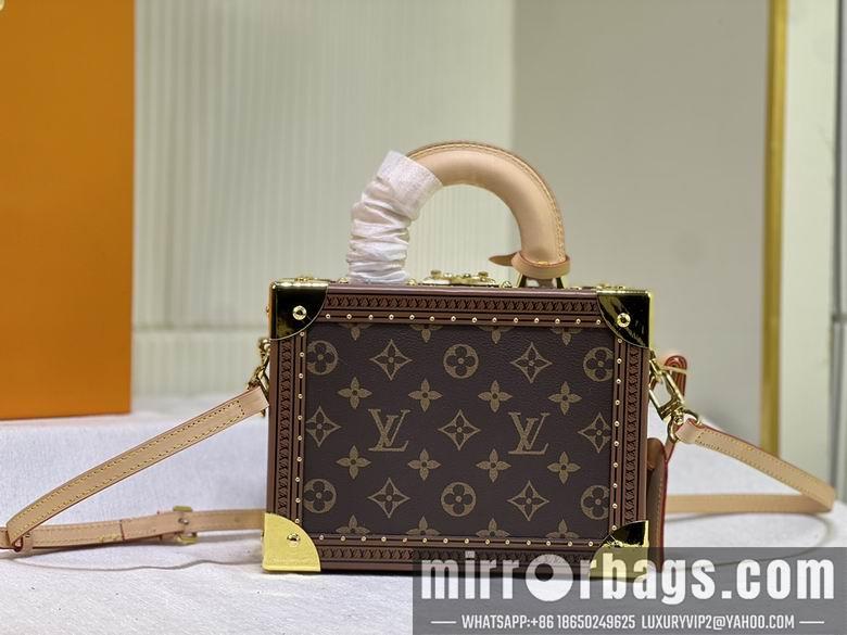 1:1 Louis Vuitton Bags Valisette Tresor M45675 22.5x16x11cm ss