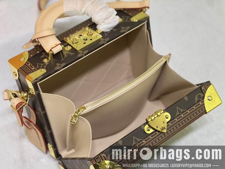 1:1 Louis Vuitton Bags Valisette Tresor M45675 22.5x16x11cm ss
