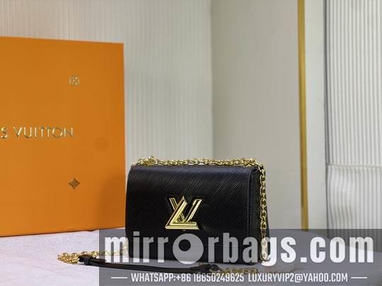 1:1 Louis Vuitton Bags Twist Denim 50273 50272 23x17x10cm cs