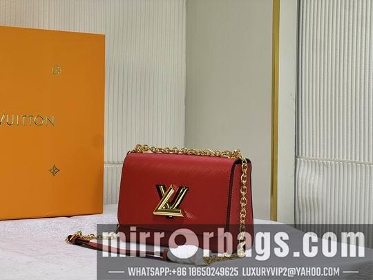 1:1 Louis Vuitton Bags Twist Denim 50273 50272 23x17x10cm cs