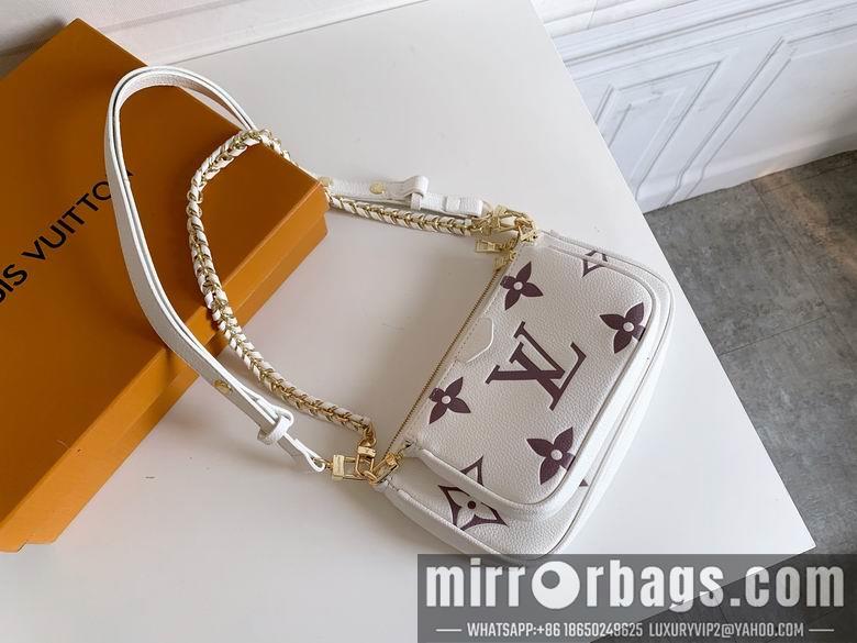 1:1 Louis Vuitton Bags M80447 M45777 23.5X13X4.5cm 18.5X11X4.5cm XMY 4colour