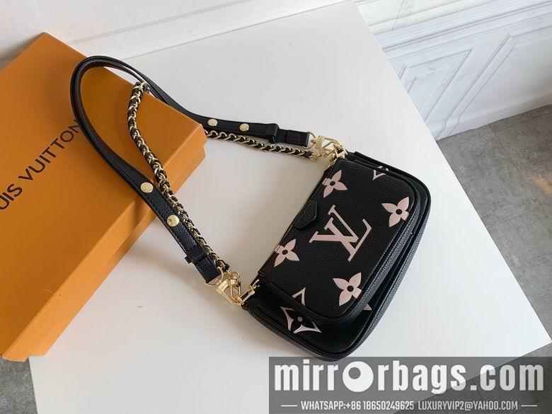1:1 Louis Vuitton Bags M80447 M45777 23.5X13X4.5cm 18.5X11X4.5cm XMY 4colour