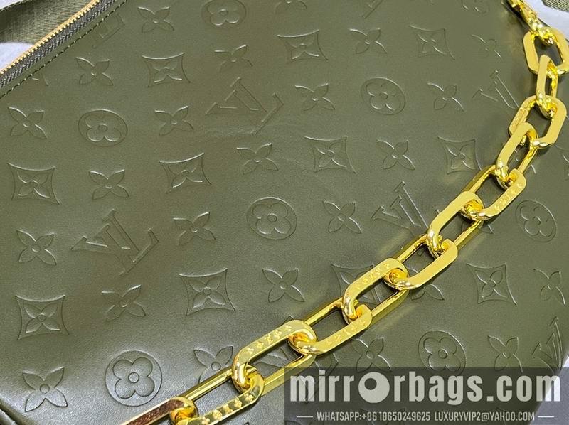 1:1 Louis Vuitton Bags Coussin M57793 M57782墨绿34x24x12cm ss