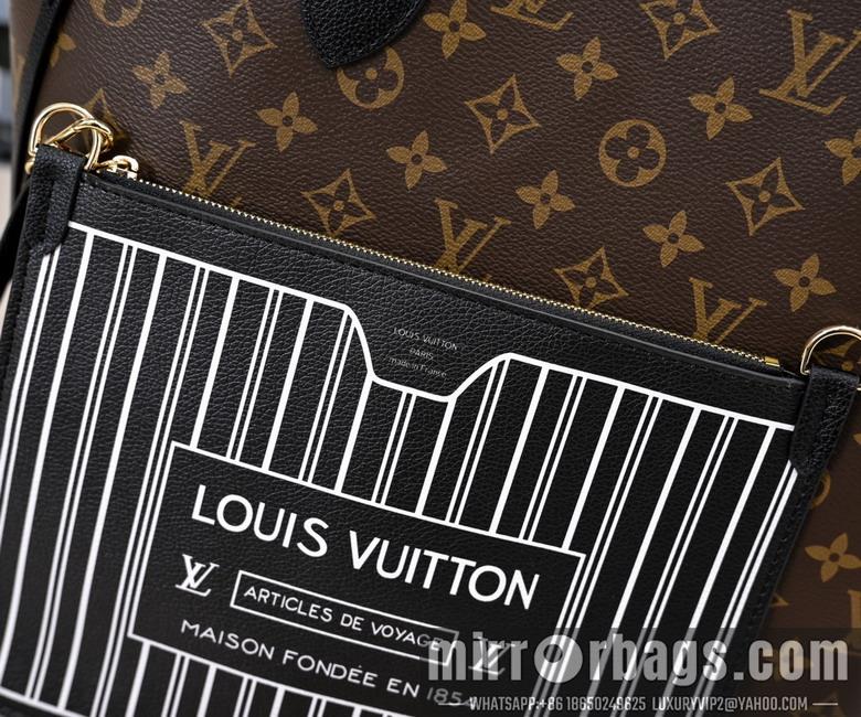 1:1 Louis Vuitton Bags Neverfull M11946 24x14x9cm ss5