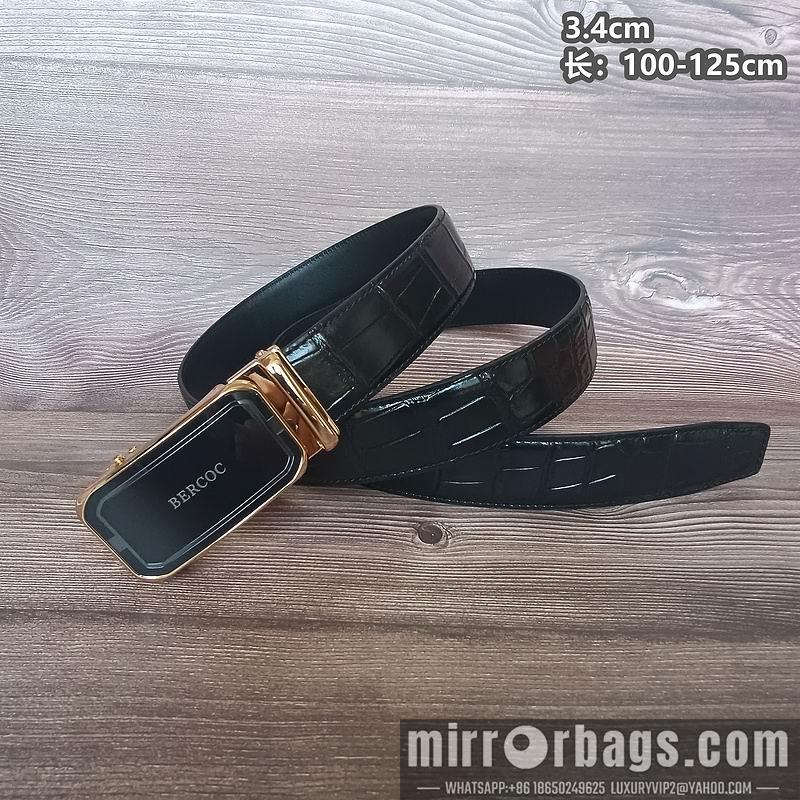 Bercoc Cucinelli belt 34mmX100-125cm 8L04