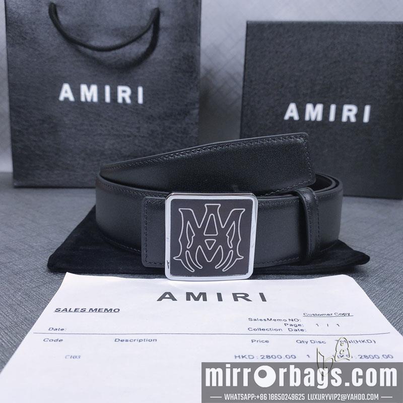 Amiri belt 38mmX80-125cm lb061201