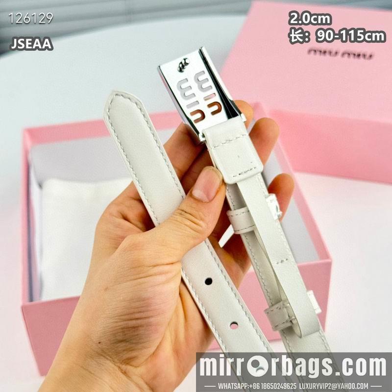 Miumiu belt 20mmX90-115cm 8L07