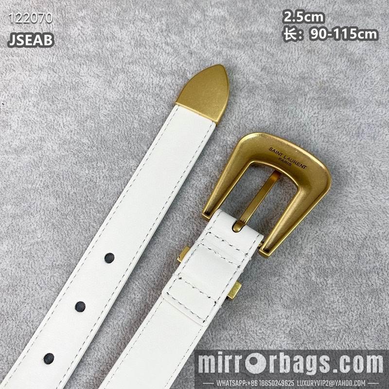 YSL belt 25mmX90-115cm 8L01