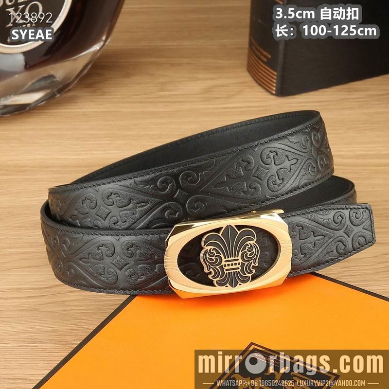 Chrome Hearts belt 35mmX100-125cm 8L03