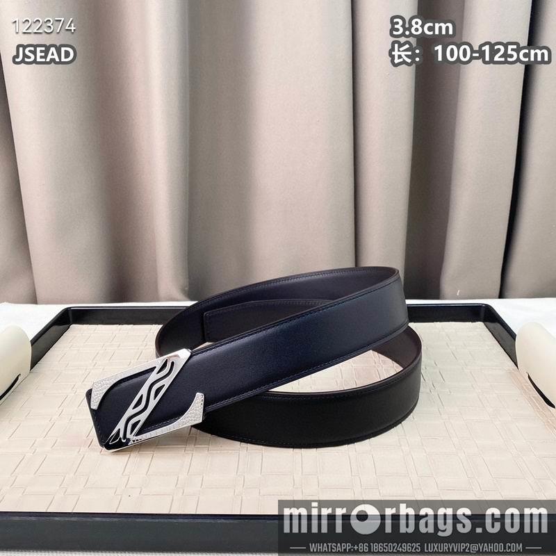 Zegna belt 38mmX100-125cm 8L03