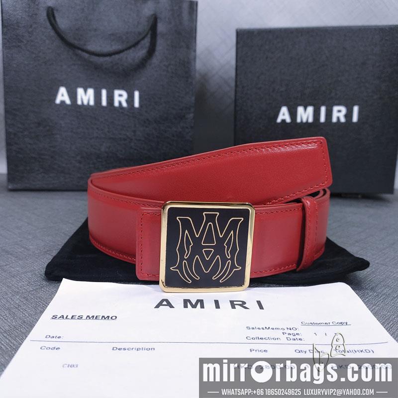 Amiri belt 38mmX80-125cm lb061201