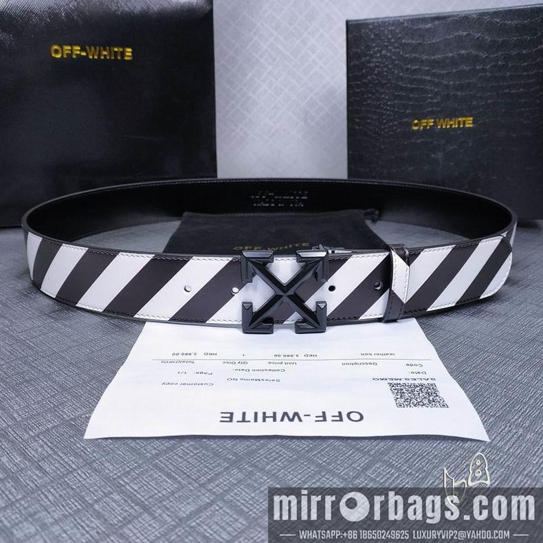 Off White belt 38mmX80-125cm lb082802