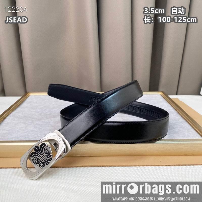 Chrome Hearts belt 35mmX100-125cm 8L02
