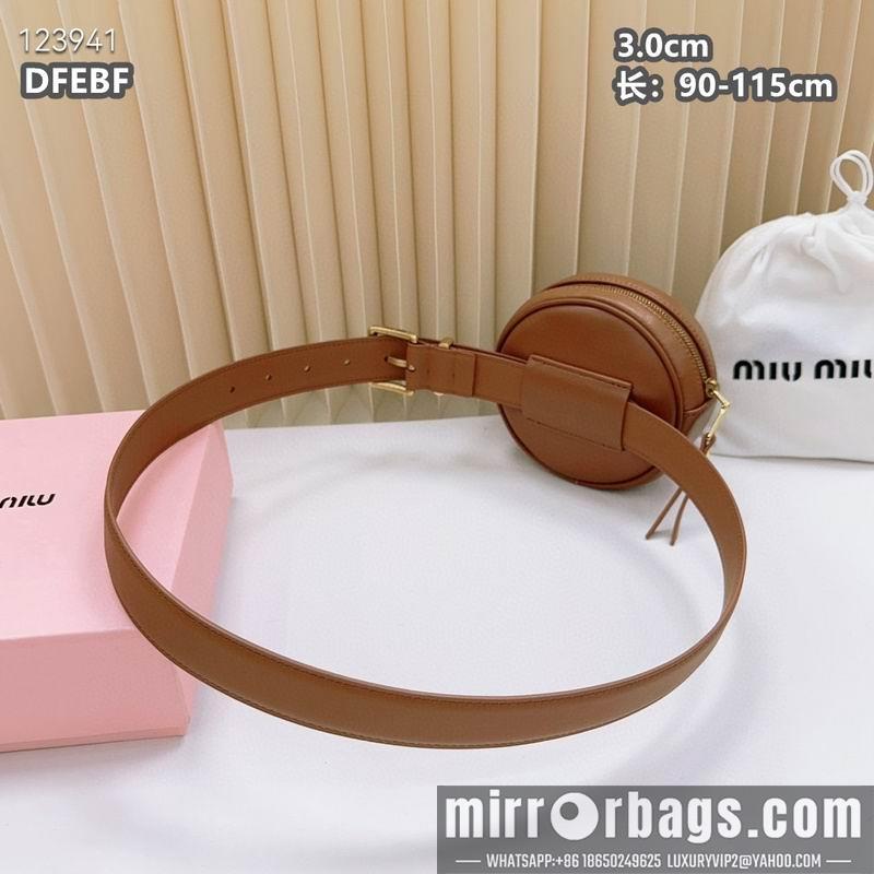 Miumiu belt 30mmX90-115cm 8L02