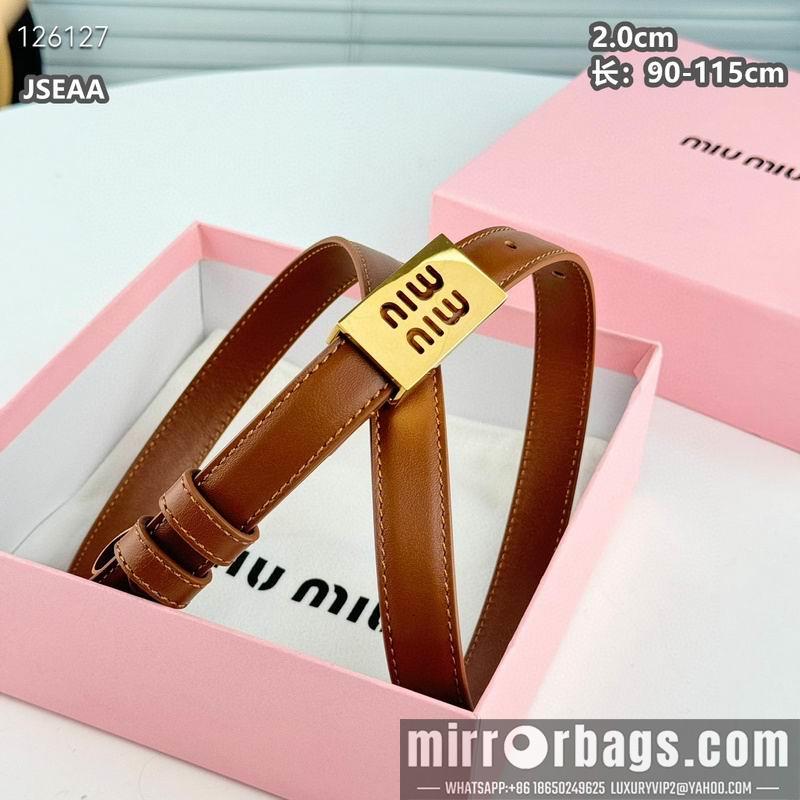 Miumiu belt 20mmX90-115cm 8L07